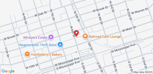 Map of 122+N.+6th+Street+Mitchell%2C+IN+47446